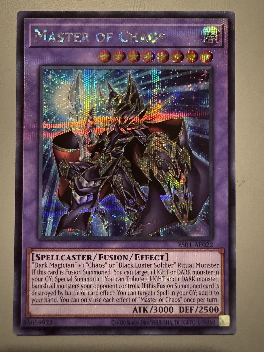 YUGIOH MASTER OF CHAOS ASIA ENGLISH EDITION ES01-AE022 SECRET RARE