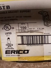 Erico Caddy Fasteners Stb Angle Bracket Support 100 Count