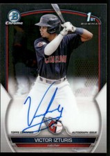 2023 Bowman Chrome #CPA-VI Victor Izturis Chrome Prospect Autographs