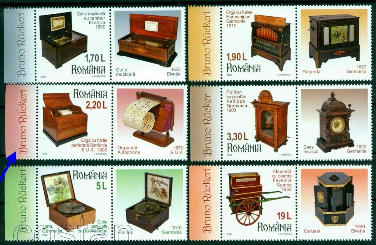 2020 Music Box,Harmonipan Barrel Organ,Kalliope disk,Romania