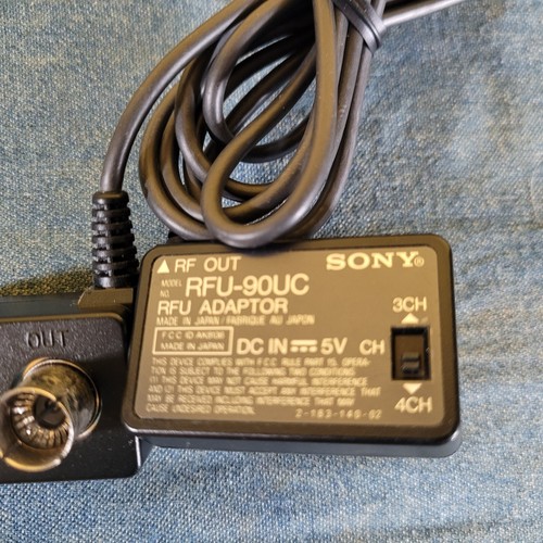 Adattatore RFU 5V originale Sony (RFU-90UC) solo - per videoregistratore - Foto 2 di 3
