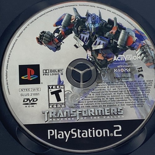 Transformers Revenge of the Fallen PS2 (Sony PlayStation 2, 2009) No Manual - Picture 5 of 12