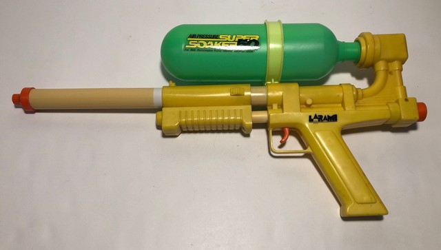 Vintage 1993 Larami Air Pressure Super Soaker 60 Water Gun Purple Orange Green For Sale Online Ebay