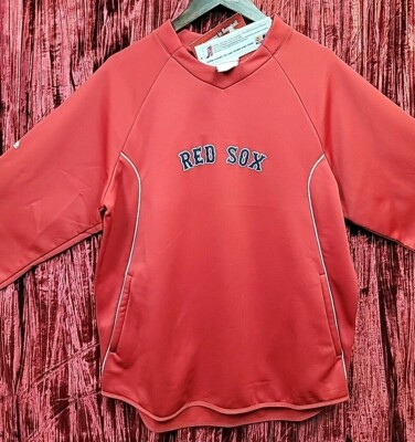 Boston Red Sox Shirt Medium Red Women Majestic Thermabase
