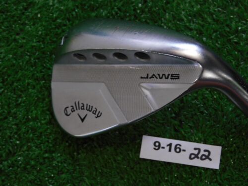 Callaway Jaws Full Toe Raw Face Chrome 54-12* Sand Wedge 120 Stiff Steel Mid - Picture 1 of 8
