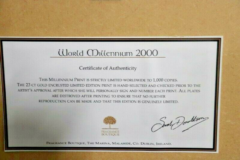 World Millennium Vintage 2000 Print W/C.O.A 673/1000 | eBay