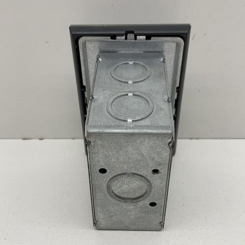 Adorne ARPTR151GW2 Tamper Resistant Pop-Out Outlet 15A Gray, with Masonry Box - Picture 9 of 16
