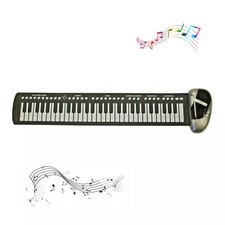 61 teclas estándar teclado enrollable piano instrumento de música electrónica suave venta en EE. UU.