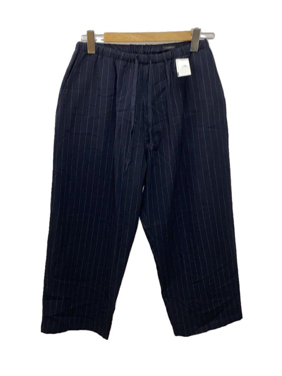 COMOLI Others 23SS Wool Stripe Drawstring Pants 1 Navy X01 COMOLI Others 23SS Wool Stripe Drawstring Pants 1 Navy X01