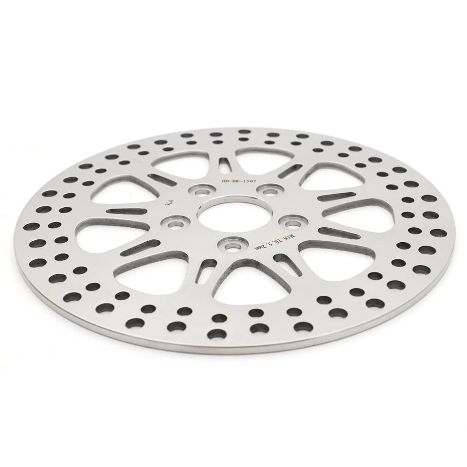 Polishing 11.5" Rear Brake Rotor for Harley Sportster 883 1200 Dyna FXRS Softail - Image 2 of 4