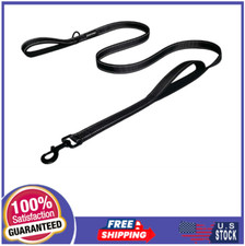 6Ft Heavy Duty Dog Leash with 2 Padded Handles for Large Dogs