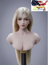 1/6 female head blonde Hair for 12" figure hot toys Phicen SET016 A ❶USA❶