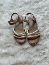 Cat Jack Little Girls Pastel Puffy Strap Sandals Size 1