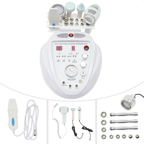 Macchina microdermoabrasione diamantata 110W con ultrasuoni attrezzatura bellezza spina EU - Foto 24 di 24