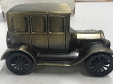 Banthrico 1926 Ford Car Metal Bank Un Used