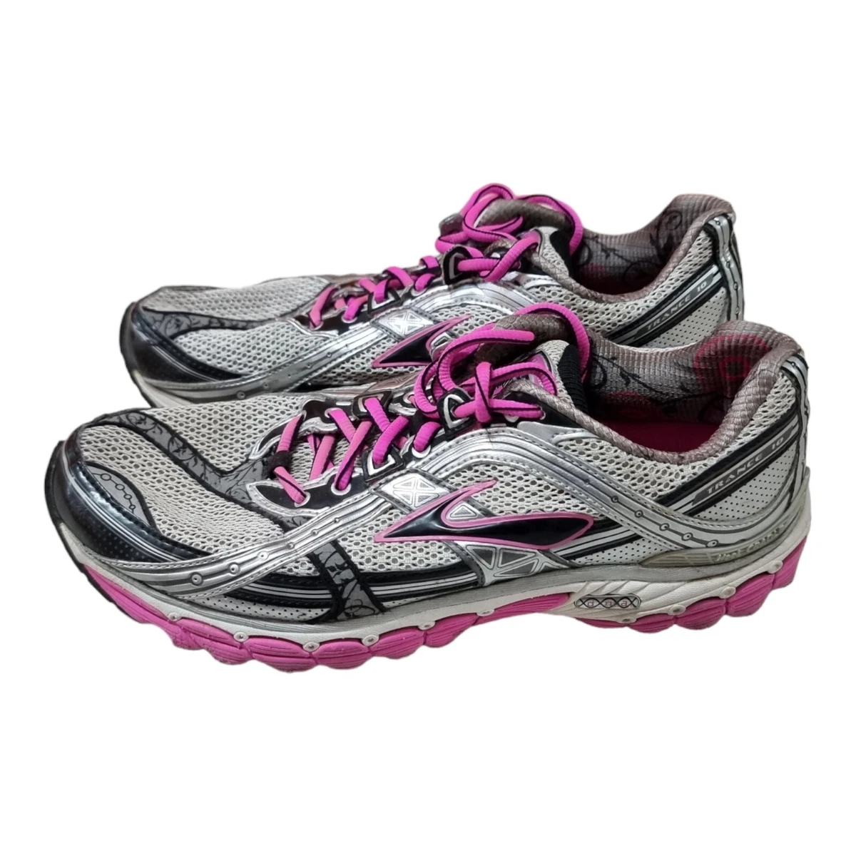 BROOKS Trance 10 Shoes Womens Silver Runners Size 9.5 US 7.5 UK 41 EUR