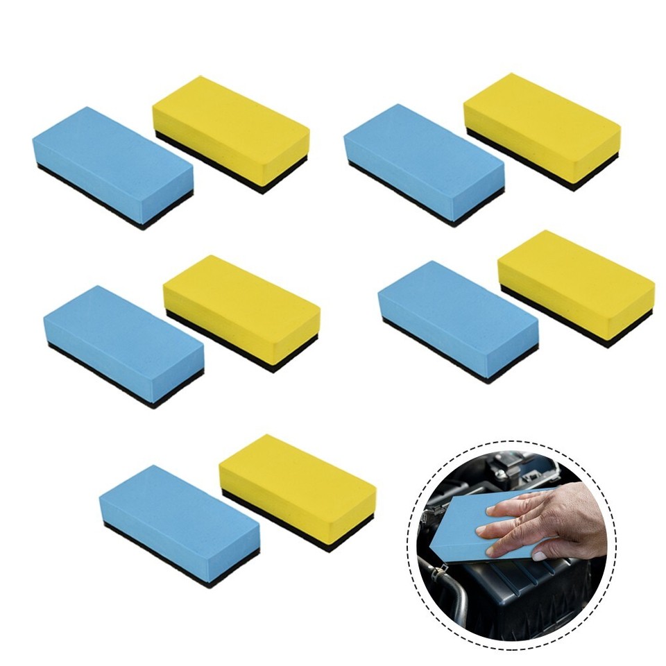 Car Ceramic Coating Sponge Glass For NANO Wax Coat Applicator Polishing