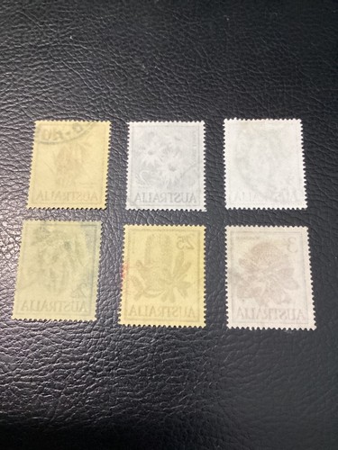 Australia 1959-64 Flowers (6 stamps) Used - Picture 2 of 2