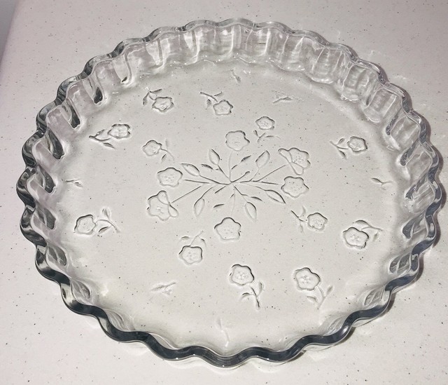 Anchor Hocking Savannah 10" Quiche Dish Glass Tart Pie Plate ML4D eBay