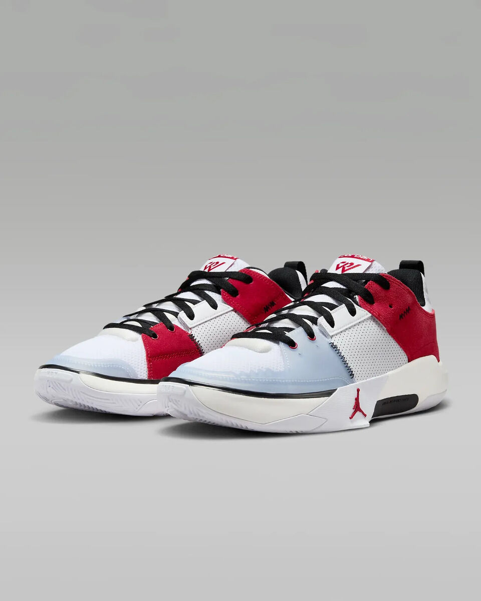 New Nike Jordan One Take 5 PF Shoes - White/ Sail/ Jim Red New Nike Jordan One Take 5 PF Shoes - White/ Sail/ Jim Red
