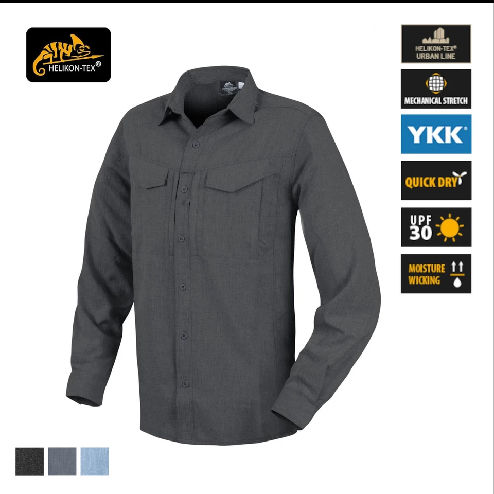 Helikon-Tex Hemd DEFENDER Mk2 GENTLEMAN Shirt Lange Ärmel Herren Outdoor