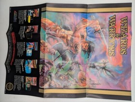 LOTTO VINTAGE Wizards & Warriors Nintendo Power NES cartuccia con custodia CARTOLINE LV27