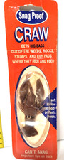 Snag Proof Craw - Soft Craw Brown - NEW - Made in the USA (CR 1)