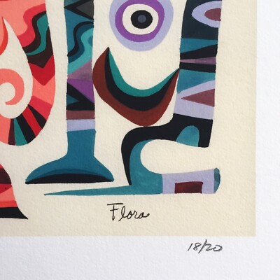 Jim Flora Chance Encounter ポスター 20枚限定 Vintage Jim Flora Chance Encounter Print Limited 20 Rare