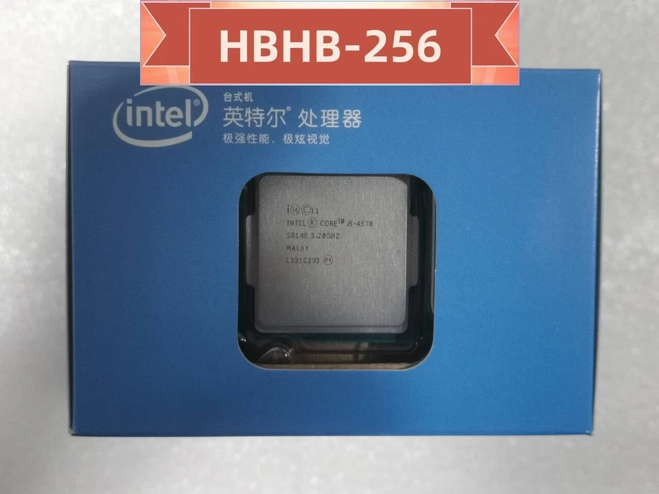 New Intel Core i5-4570 3.2 GHz 6MB CPU Processor SR14E in box - Image 3 of 4