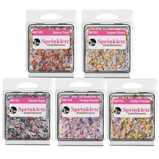 Sprinkletz Easter Spring Bundle Tiny Polymer Clay Pieces for Crafts