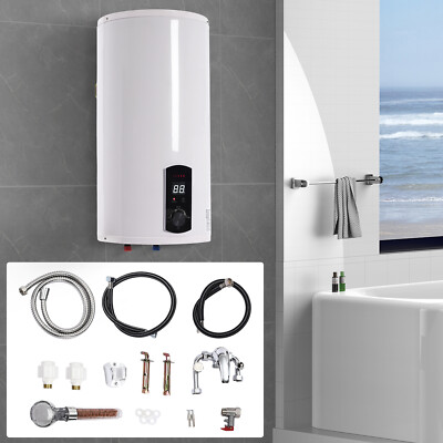 Elektro Warmwasserspeicher Boiler 35L/50L/ 60L/ 70L Handy Shower Steel Basin Tap