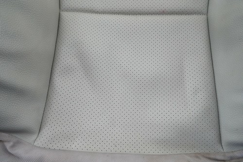 2005-2007 Mercedes W203 Sport Front Right Upper Backrest Seat Skin Cover Gray - Picture 6 of 8