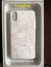 heyday Apple iPhone X Printed Marbled Case - Pink