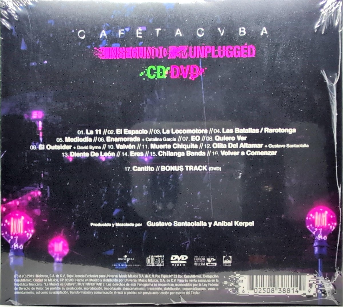 Cafe Tacuba – Un Segundo (MTV Unplugged) (2019, CD + DVD