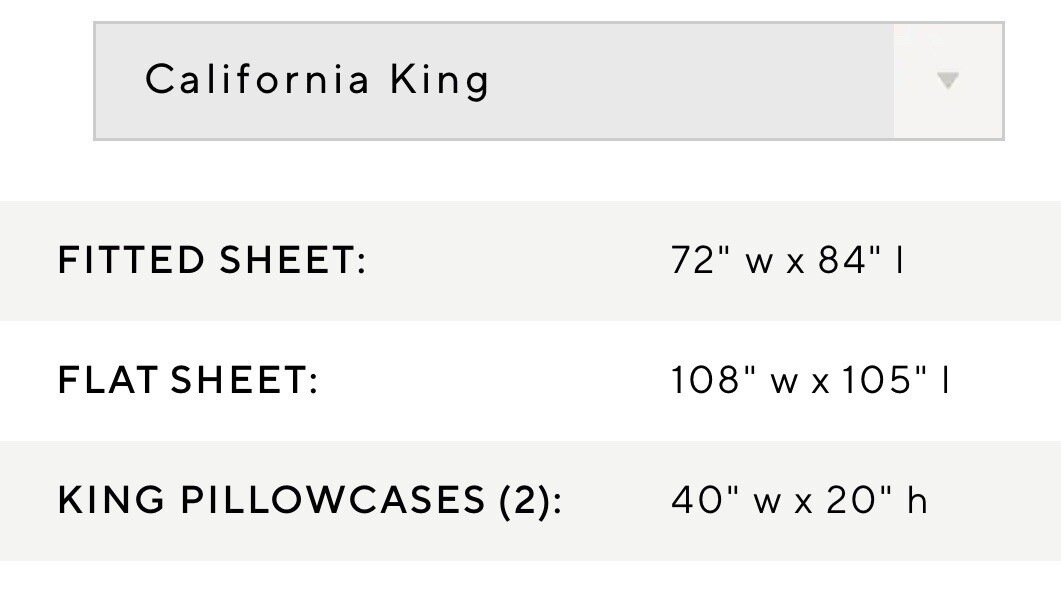 Pottery Barn CANDY CANE Organic Cotton Percale Cal King Sheet Set