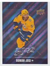 Roman Josi - Nashville - Under the Scope (Hockey Card) 2024-25 UD MVP # US-3 MT