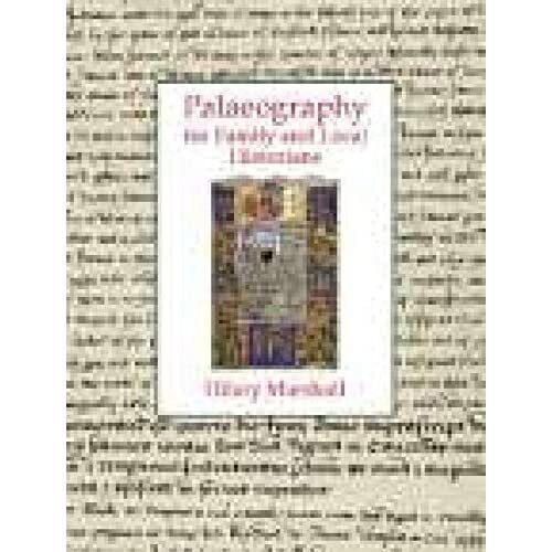 Palaeography for Family and Local Historians - Paperback NEW Marshall, Hilar 201 - Imagen 1 de 2