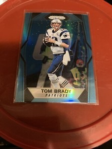 2017 Panini Prizm Tom Brady Light Blue Prizm 8/199