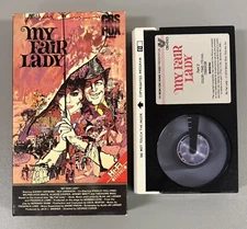My Fair Lady Betamax Tape CBS Fox Video 1984 7083 Audrey Hepburn Rex Harrison