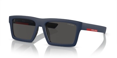 PRADA LINEA ROSSA SPS 02ZSU Matte Blue/Grey (MAG-06F) Sunglasses