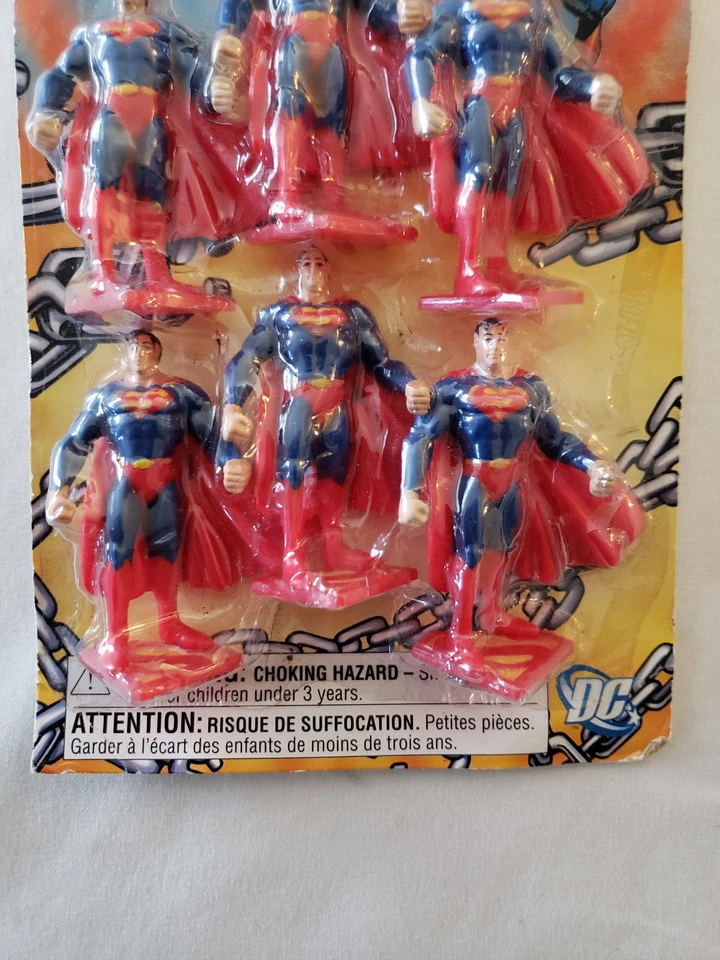 De Colección Wilton Superman Pastel Cupcake Fiesta Toppers Decoración Vela Años 90 PACK DE 6 Foto 3 de 4