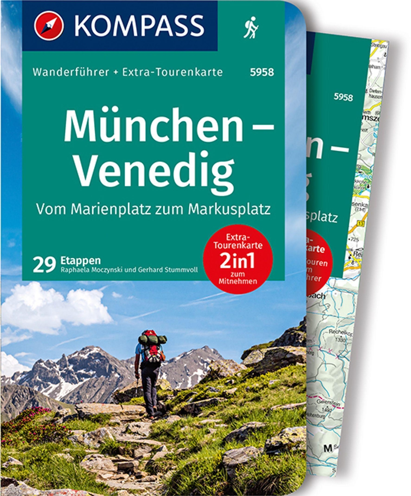 Thumbnail - Raphalea Moczynski / Kompass Wanderführer München, Venedig, Vom