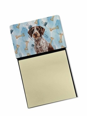 Carolines Treasures Roan German Wirehaired Pointer Watercolor Sticky Note Holder
