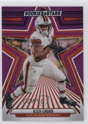 2024 Panini Rookies & Stars Purple 250/299 Nick Chubb #24 15bk
