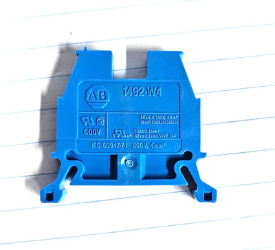 ALLEN BRADLEY TERMINAL BLOCKS 1492-W4 BLUE