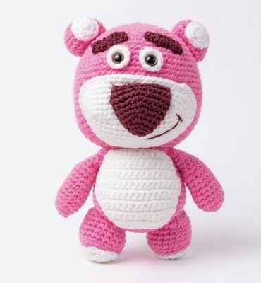 Lotso Bear Crochet Amigurumi Technique Handmade