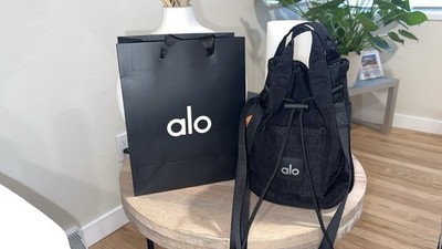 🆕ALO Nylon Black Crossbody Bucket Bag | eBay