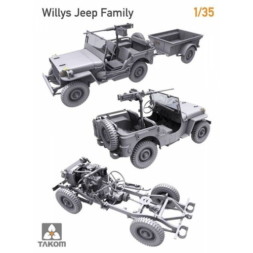 Modello Auto 1/4 Ton Utility Truck | Takom | 2126 | 1:35 Modello Carro Promo - Foto 12 di 13