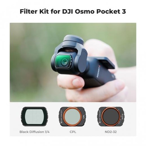 K&F Concept Magnetic Variable ND/Black Mist CPL UV Filter for DJI Osmo Pocket 3 - Picture 138 of 185