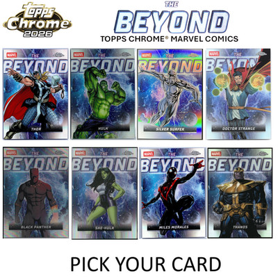 2026 Topps Chrome Marvel Comics The Beyond (PICK YOUR CARD)